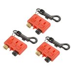 3pcs Golf Club Brush 3 in 1 Portable Clip Retractable Dust Groove Cleaner Red