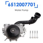 Water Pump for Mercedes W204 W212 W166 X204 W221 R172 CDI OM651 6512007701 U8