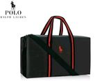 BRAND NEW POLO RALPH LAUREN  BLACK & RED WEEKEND TRAVEL GYM HOLDALL DUFFLE BAG