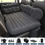 Car Inflatable Mattress Travel Air Bed Back Seat Rest Sleeping Pad Camping UK