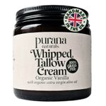 Whipped Tallow Cream Grass-Fed Beef Halal Natural Moisturiser Organic Olive Oil 