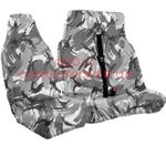 VW Transporter T4 T5 T6 URBAN GREY Camo CAMOUFLAGE Waterproof VAN Seat COVERS