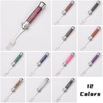 Camping Utensils Fork Multifunctional 304 Stainless Steel Folding Spring Fork.