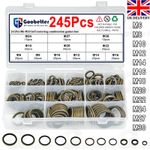 245Pcs Bonded Dowty Washers M6-M30 Kit Assorted Bonded Seals With Nitrile Rubber
