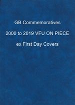 GB VFU Commemorative Sets 2000 to 2019 - ON PIECE ex FDC - Select from List