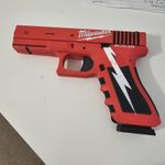 Milwaukee Tools Custom Inspired Imitation Glock Gun Toy Prop