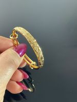 IMPERFECT Gold Filled Boys & Girls Baby, Child, Toddler Adjustable Bangle Ref:-3