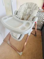 My Babiie Feeding Seat Highchair Stars Compact Baby Chair