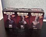 NECA AMC The Walking Dead Tank , Deer Eating , and Bicycle Girl Zombie Mini Bust