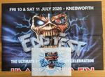 Iron Maiden double sided poster and sticker