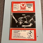 (12) European Super Cup Liverpool v Anderlecht 19.12.1978