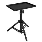 Black Projector Tripod Stand Durable ABS Iron Adjustable Holder