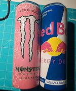 Monster Energy Ultra Rosa Zero Sugar Red Bull Energy Drink Tumblers