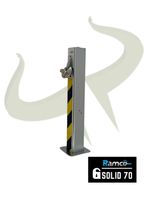 Telescopic Security Post Parking Bollard Driveway Post with Square Top