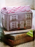 Homespun Cottage Doorstop Cross Stitch Chart - Angela Poole