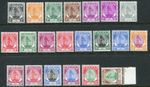 Malaysia (Selangor) 1949-55 1c-$5 ex 40c SG 90-110 ex 106 mostly u/m (cat. £120)