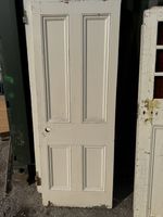 75 X 200.7 Cm Victorian Pine Four Panel Reclaimed Door