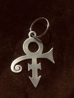 Prince Symbol Keychain 3 1/2-4” Length