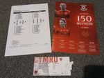 WALES NORTHERN IRELAND USED TICKET TEAMSHEET 31 MARCH 2026 FRIENDLY NOT SHIRT
