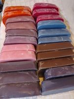 Scrap Candle Wax. 8 KG... DARK Colours and most lightly scented