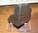 BEAUTIFUL 320 GM.  CAMPO DEL CIELO METEORITE .7 # TRIPLE CUT 3 POLISHED SIDES