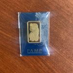 PAMP Suisse 1 oz Gold Plated Bar 999.9 Fine Gold