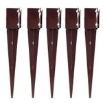 Fence Post Spike Holders Drive Down  600 mm 3" 75 mm Like Metpost Holder