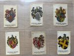 A Complete Set of Godfrey Phillips BDV Cigarette Silks Heraldic Series 