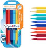 Paper Mate Non-Stop Mechanical Pencils 0.7mm HB #2 Assorted Colours 10 Count
