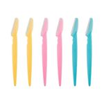 6 PCS Eyebrow Razors Facial Hair Remover Shaver Trimmer Shaper, Exfoliating.