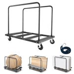 Uimoso Heavy-Duty Drywall Cart with 816 kg Capacity and Side Handrails