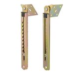 Pair Double Angle Lifting Rod Desk 10 Gear Adjusting Hinge Bracket 250mm Length