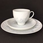 Rosenthal Studio Line White Lotus Trio Set 3 Piece Cup Saucer Germany Porcelain