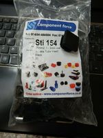 SQUARE TUBE INSERTS FOR CHAIR FEET   UNUSED X 35 (25 mm STI 154  BLACK 