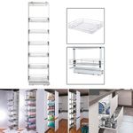 Wire Basket Kitchen Cabinet Base Unit Slide Out Larder Cupboard Soft Close