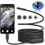 1/5/10M 8LED Borescope Endoscope Snake Inspection Scope Camera for iPhone iPad