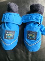 Baker Baby Mittens Adjustable Wrist Strap Polyester Blue/Navy Winter 1-6 Months
