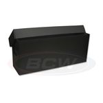 1 comic storage plastic box.BLACK finish.
