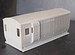 4mm scale OO EM P4 GWR V2 PBV 4 wheel panelled coach body scratchaid