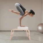 White Modern Yoga Headstand Stool Yoga Headstand Bench Yoga Invert Chair 200kg