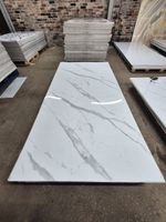 White PVC Marble Effect 1.2mx2.4m Wall Panel Cladding Bathroom Sheet 3mm Thick