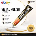 Autosol Solvol Chrome Polish Aluminium & Metal Paste Polish Car Motorcycle FREE