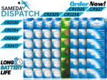 CR927,CR1025,CR2325,CR1216,CR2330,CR2354,CR2430 3V Lithium Coin Cell Batteries