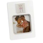 Tile 'Flutes' Photo Frame - Wedding, Anniversary Present Keepsake Gift