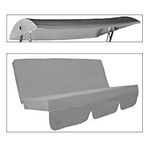 garden swing replacement SET Canopy & Cushion Cover B&Q Colorado 195 x 125 GREY
