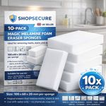 10 x Magic Cleaning Sponge Eraser Stain Remover Melamine Foam UK FREE POSTAGE!