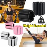 Adjustable Wrist/Ankle Weights (1 Pair) – Aerobics/Pilates Dual-Bracelet Design