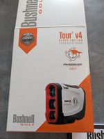 Bushnell Tour V4 Slope Edition Golf Laser Rangefinder - White/Red - Tested Used