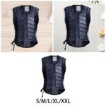 Horse Riding Vest Adults Body Protector Black Equestrian