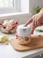 Electric Garlic Masher  Chopper Vegetable Chili Mixing Cutting Meat Ginge